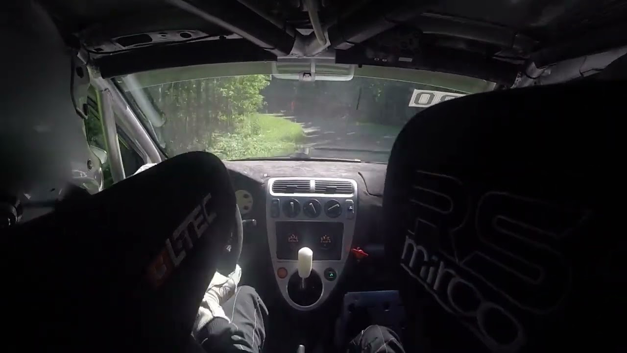 Rally Uppland 2023 SS8 Erik Brodin Honda Civic Type-R