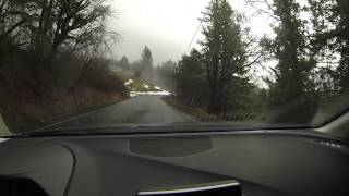 Driving through Dundee, Newberg Oregon