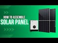 HOW TO ASSEMBLE SOLAR PANEL#keşfet #unfrezzmyaccount #electrician #electronic #machine
