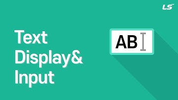 LS ELECTRIC | HMI Text Display&Input