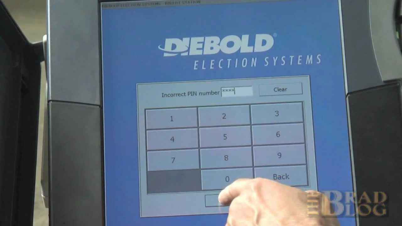 "ManintheMiddle" Remote Attack on Diebold Touchscreen Voting