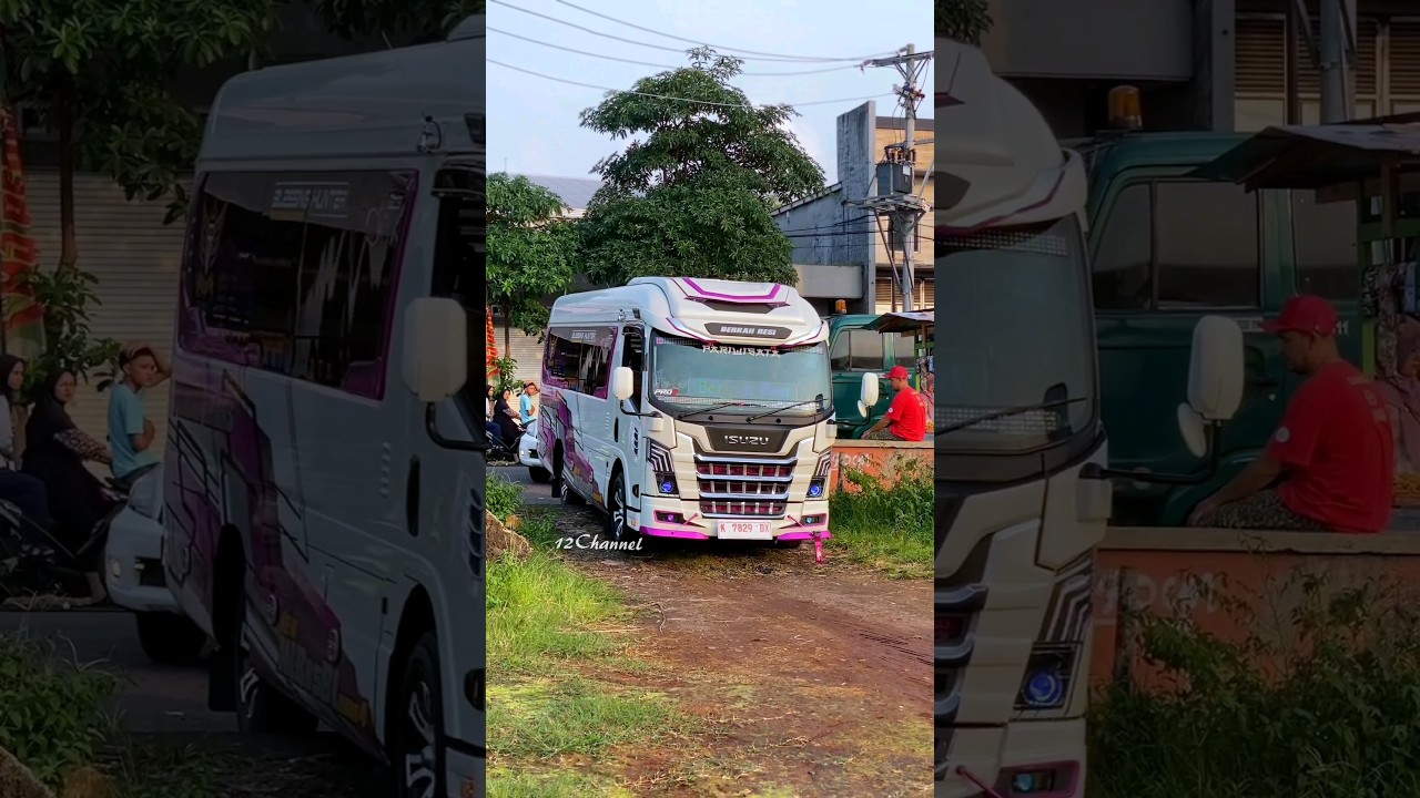 Elf Giga Long Euro 4 Terbaru by Karoseri Hartono Putra • Yumna Trans Jepara Elf Modif
