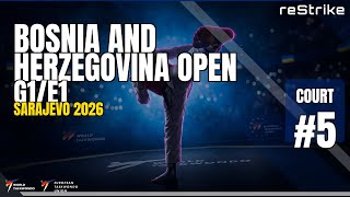 Bosnia and Herzegovina Open G1/E1 - Sarajevo 2026 (Day 1 - Jun 21) | Court #5 LIVE
