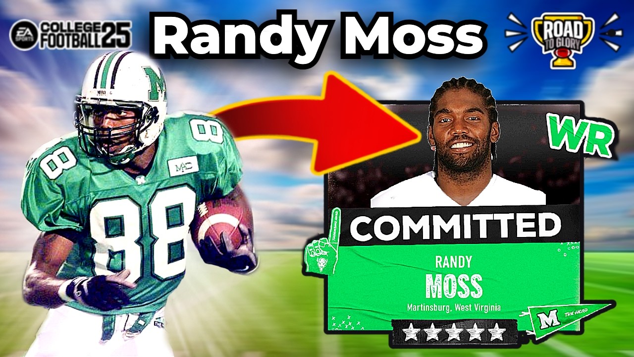 I Put RANDY MOSS in College Football 25! (Road to Glory)