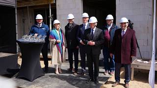 Wmurowanie kamienia węgielnego pod budowę bloku ul. Magazynowa 8A w Zambrowie - #zambrow