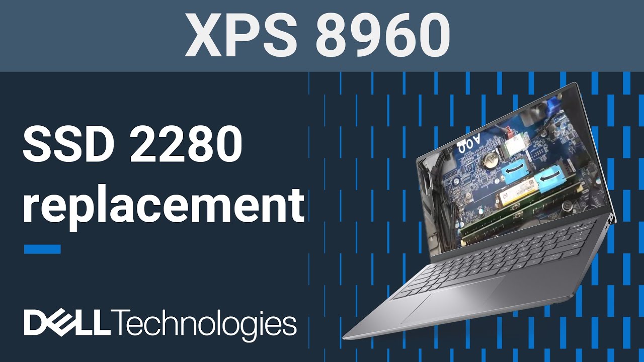 XPS 8960 | How to replace the 2280 solid state drive ( SSD ) - YouTube