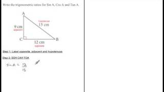 The Primary Trigonometric Ratios