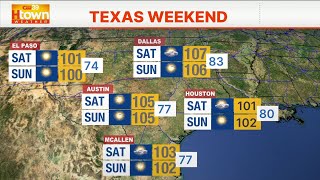 Southeast Texas heat advisory in effect through Saturday
CW meteorologist Allison Gutleber says that the dangerous heat will continue across southeast Texas, with a Heat Advisory in effect through Saturday evening. Southeast Texas heat advisory in effect through Saturday