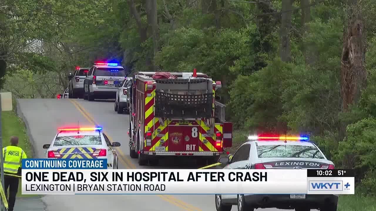 One dead, six in hospital after Lexington crash - YouTube