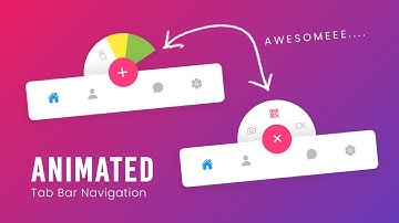 Animated Tab Bar Navigation using CSS & Javascript