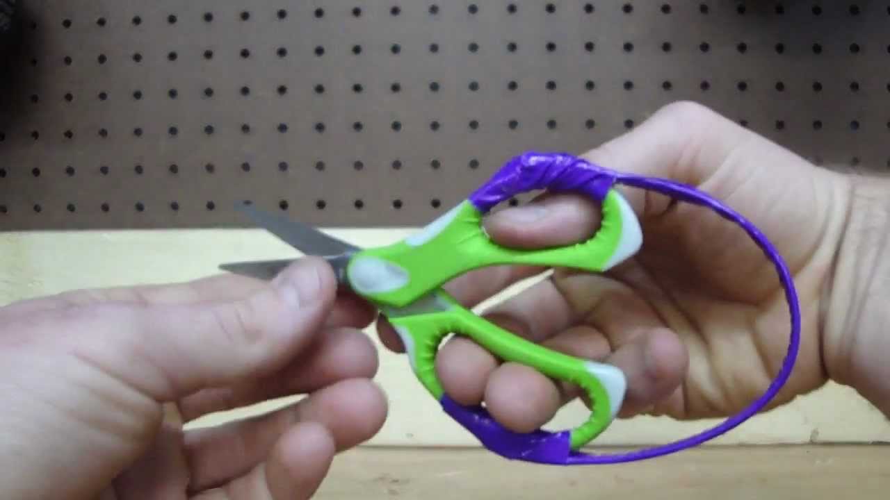 Adapted Scissor How To - YouTube