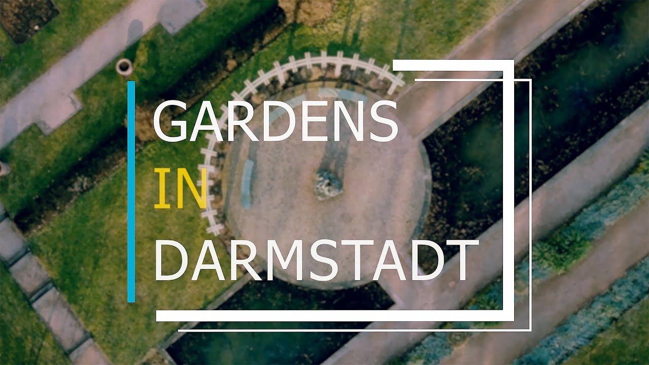 Flying over Germany - Gardens in Darmstadt (Off Season) version
