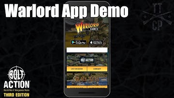 Tabletop CP: Warlord Games Bolt Action V3 List Building App Demo