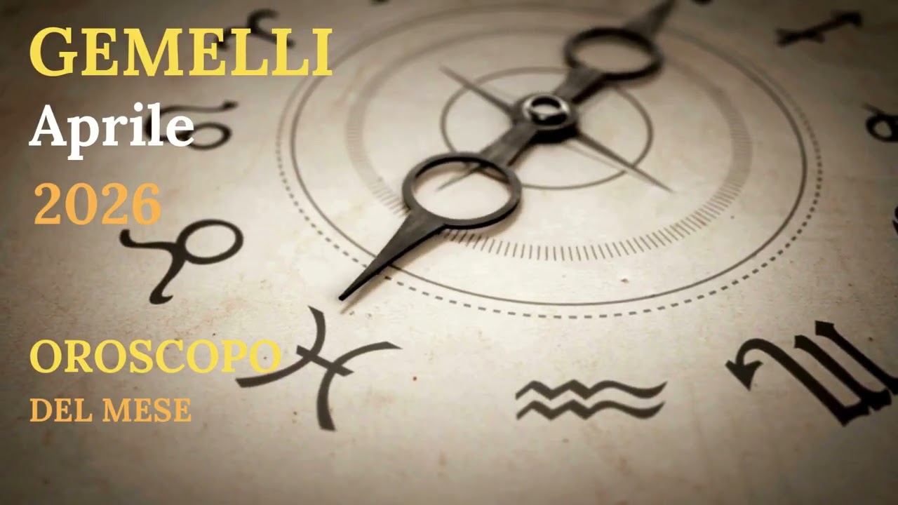 Oroscopo GEMELLI Aprile 2026 ♊️ La Rivoluzione di Urano Amore, Soldi e Scelte di Vita!
