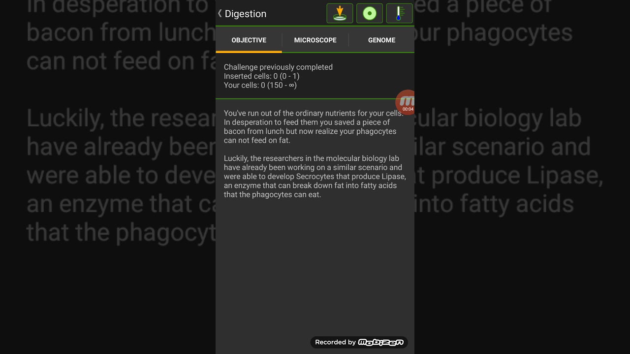 Cell Lab : Digestion