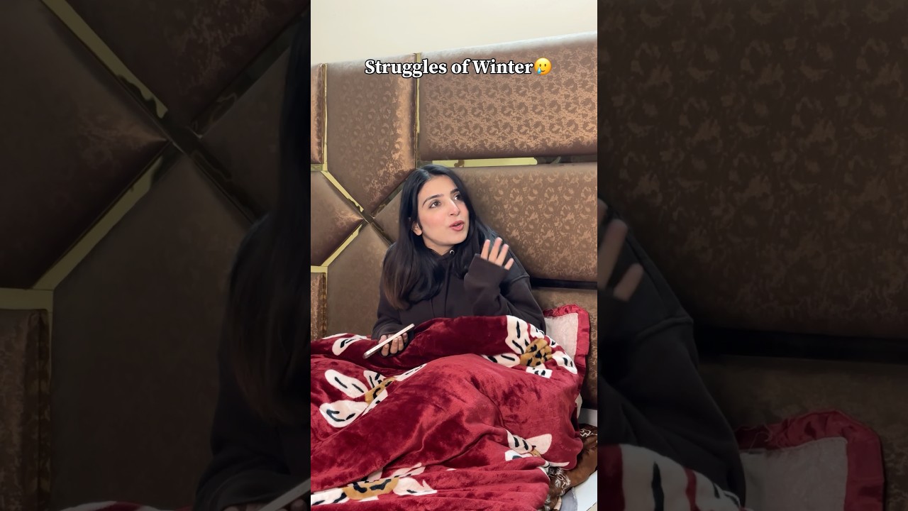 Struggles of winters☹️- @t@thejagritikhuranashorts #comedy