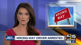 Gilbert police arrest man after wrong-way incident
