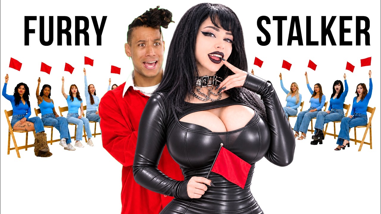 1 Guy Surrounded by 10 Walking Red Flags