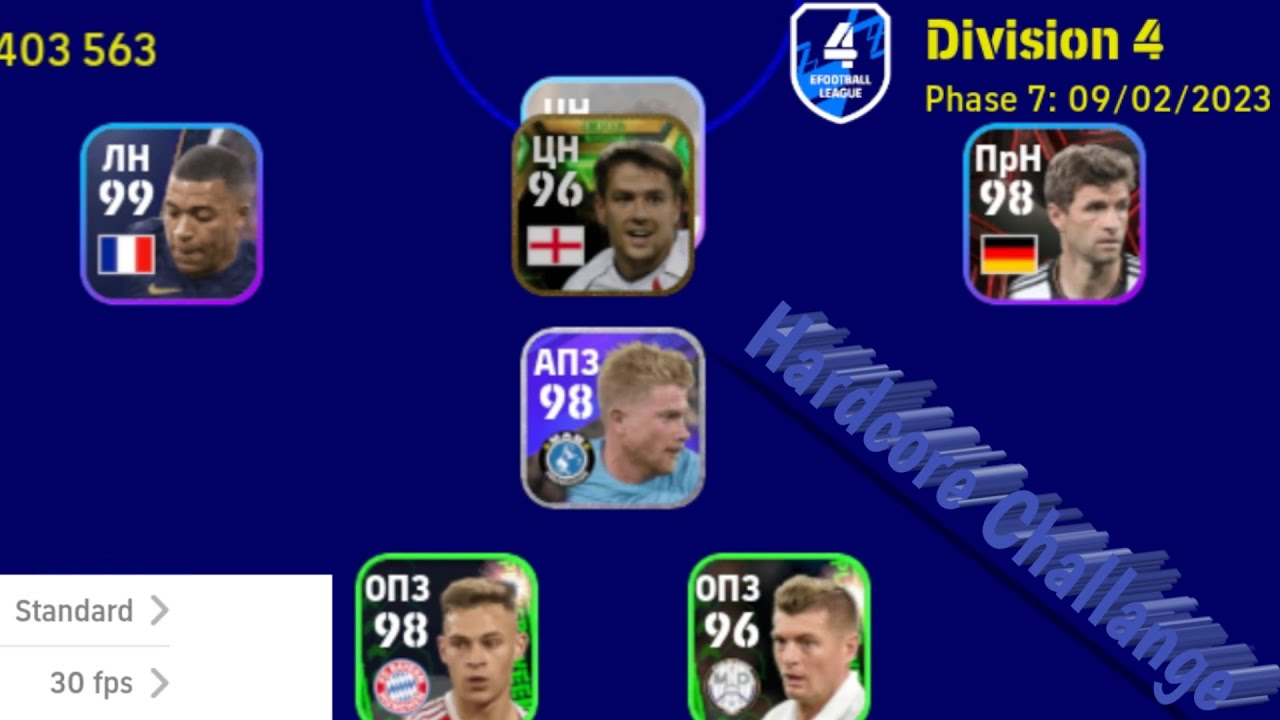 Can YOU Do This Crazy 30 FPS Hardcore Challenge on PES 2023 Mobile?