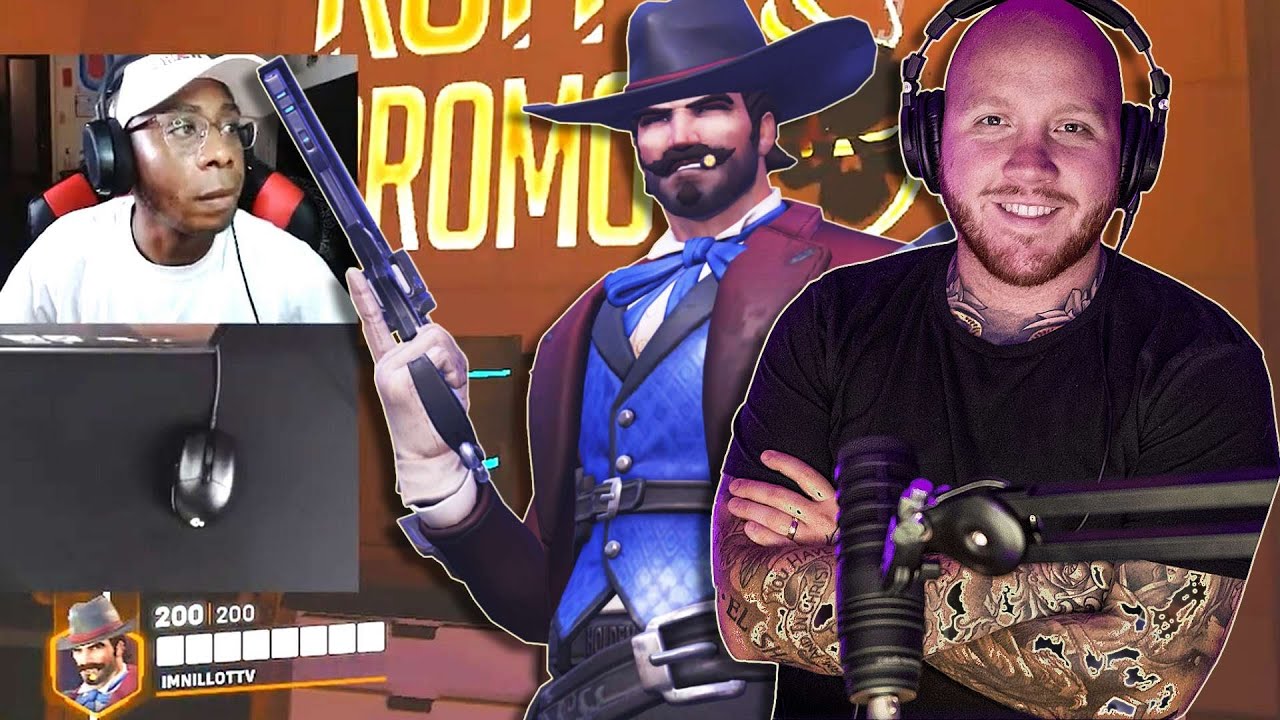I got into an Overwatch RANKED game with TIMTHETATMAN! - YouTube