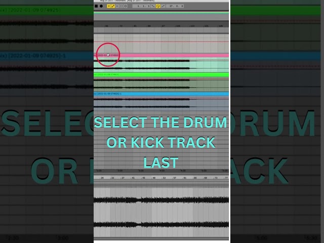 How to Warp Multiple tracks at the same time in Ableton. class=