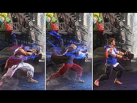 Hadouken - Ryu vs Ken vs Luke Comparison