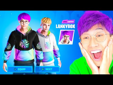 LANKYBOX WINNING FORTNITE SOLO CHALLENGE!? (Let's Play Fortnite Battle Royale In REAL LIFE!)