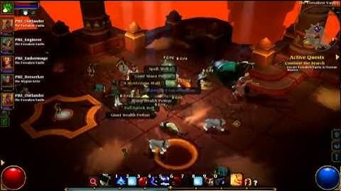 Torchlight 2 Gameplay - Act 2, Berserker and boss fight