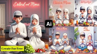 How to Create Ai 3D . Ramadan Mubarak. photo editing 2024/ New trendin picture 👑👑 screenshot 4
