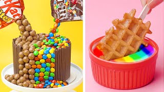 Fancy Rainbow Chocolate Cake Decorating Ideas | So Yummy Cake Recipes | Easy Chocolate Cake