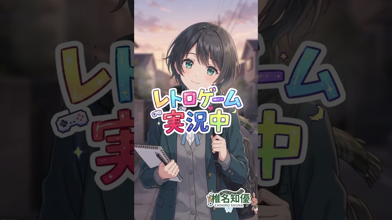今日ものんびり、レトロゲームで遊んでます。【椎名知優】#shorts