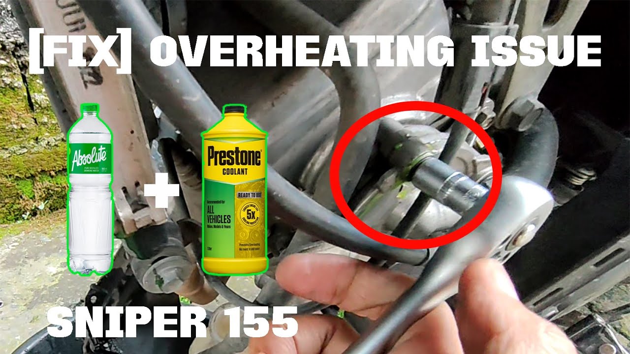 🚨 Yamaha Sniper 155 Overheating FIX! | Proper Coolant Flush & Bleeding Tutorial