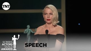 Michelle Williams Award Acceptance Speech 26Th Annual Sag Awards Tnt