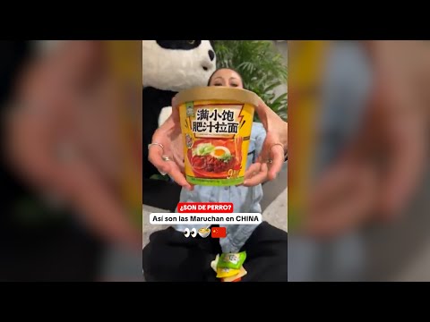 Así son las Maruchan en China ¿Son de perro?