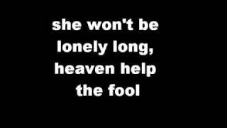 She won't be lonely long lyrics