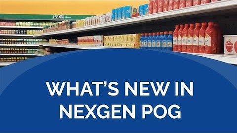 What’s New in Nexgen POG?