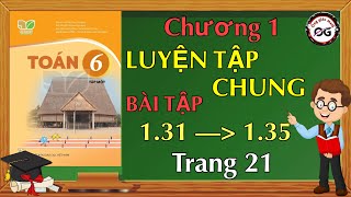Bài 1.31, 1.32, 1.33, 1.34, 1.35 trang 21 - Toán 6 - Kết nối tri thức
