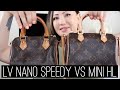 LV SPEEDY COMPARISON - Speedy HL vs. Vintage Speedy Nano (Speedy