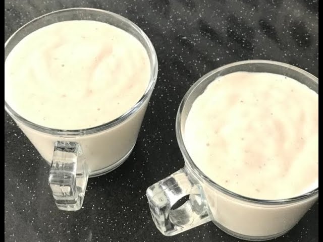 Банановый смузи с молоком за минуту!
