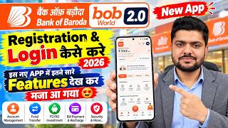 bob world 2.0 registration | bob world 2.0 login kaise kare | bank of baroda new bob world app screenshot 1