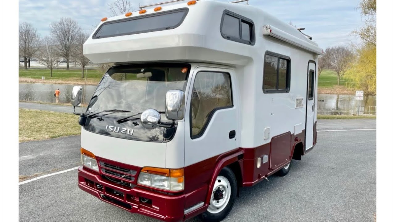 No Reserve: 1997 Isuzu Elf Camper 4×4 Auction Review on Bring a Trailer ...