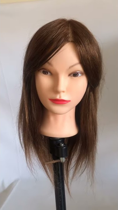 Viviabella 95% Human Hair Mannequin Head Hairdresser Training Head