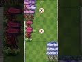 PvZ2 - Plants Level 1, Level 5, Level Max vs Fast Zombies