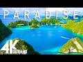 Paradise island  relaxing music along with beautiful natures  4k ultra 