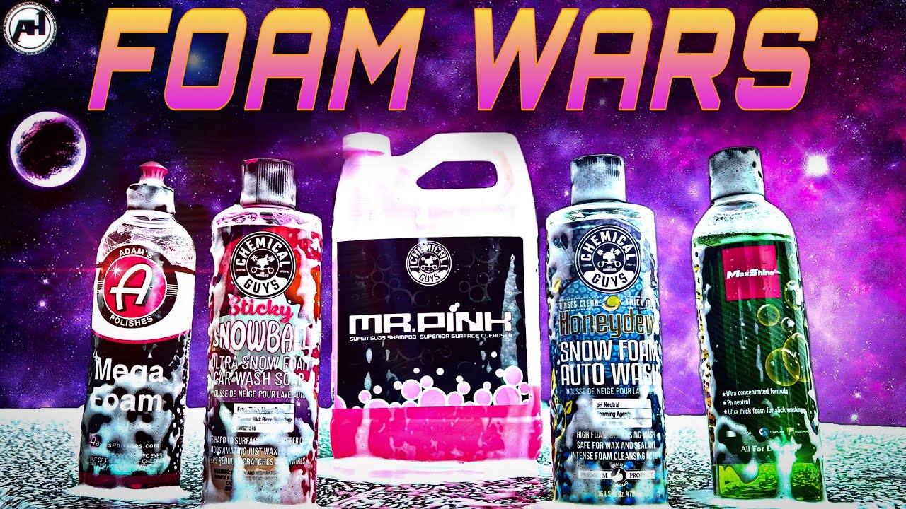 BEST SNOW FOAM FOR FOAM CANNONS Top 5 foam soaps. Who’s the best