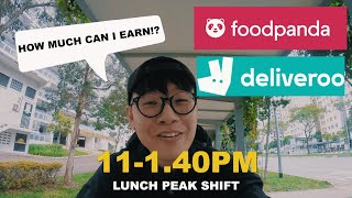 GRABFOOD DELIVERY RUN #10 | HOW MUCH CAN I EARN DURING LUNCH PEAK HOURS!?