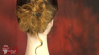 Disheveled Extensions Messy Updo with Wefts - DoctoredLocks.com