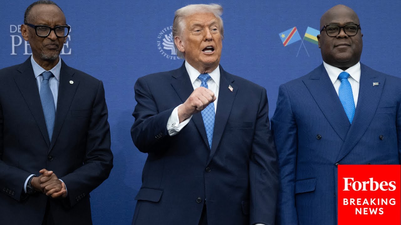 'Boy, That Is Beautiful': Trump Remarks On His Name Being Added To The Institute Of Peace Building