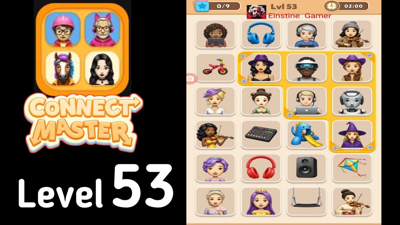 Connect Master Match Puzzle level 53 Guide Walkthrough Solution