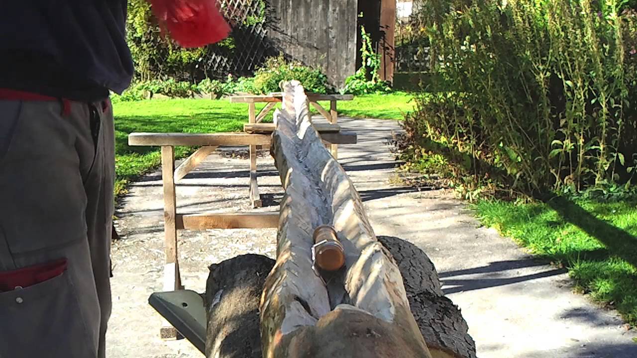 Holzdachrinne Montage YouTube